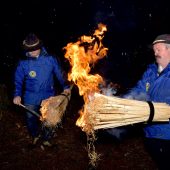 Feuer am Ende der alten Fasnacht