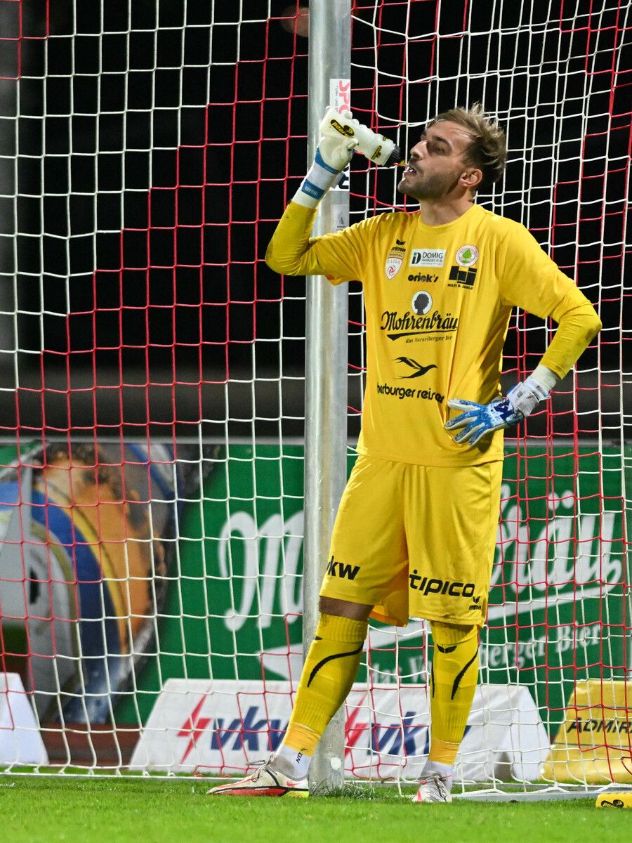Hat die Schnauze voll: Max Lang, von Kindesbeinen an mit dem FC Dornbirn verbunden und Ex-Goalie der ersten Mannschaft zog nun seine Mitgliedschaft beim Verein zurück.gepa