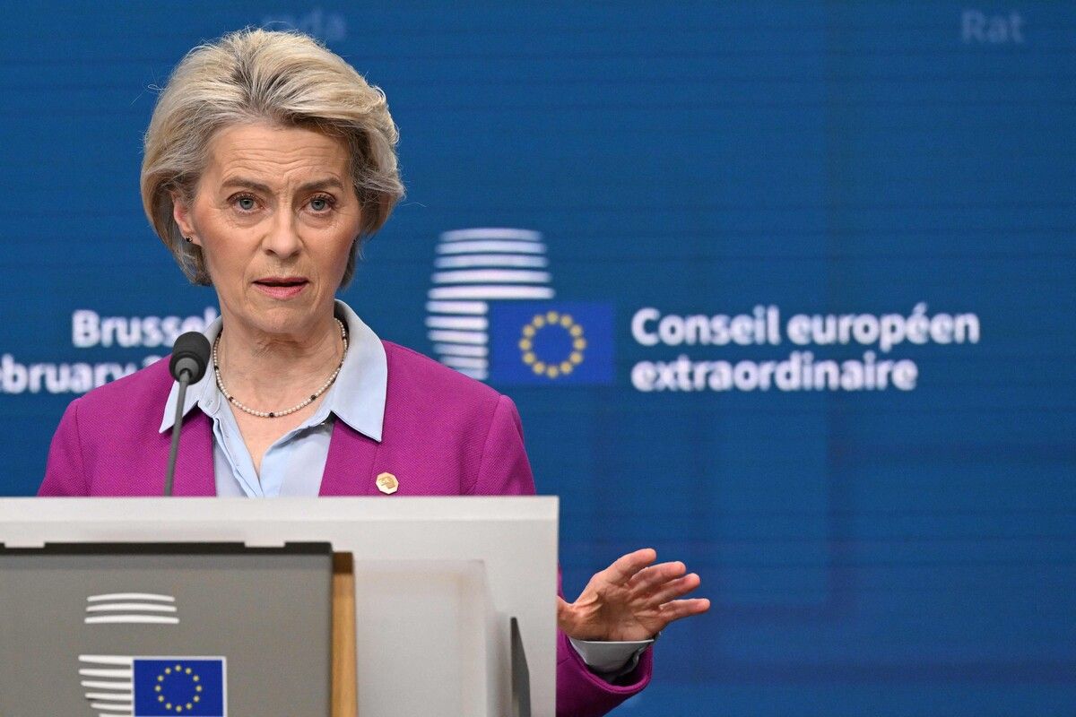 Kommissionspräsidentin Ursula von der Leyen freute sich über die Einigung. Das sei ein klares Zeichen an Putin. AFP