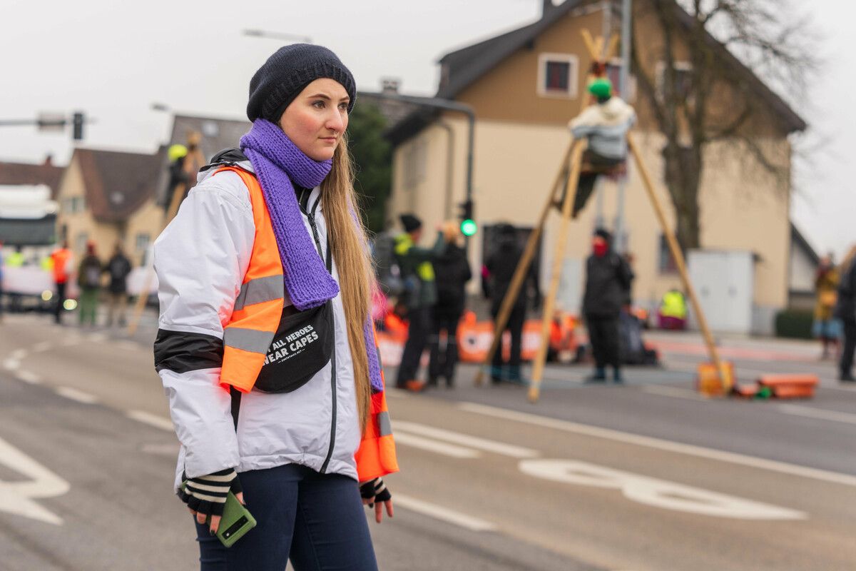 Marina Hagen-Canaval und „Extinction rebellion“ wollen weiterhin für Klimaschutz demonstrieren. VN/Stiplovsek