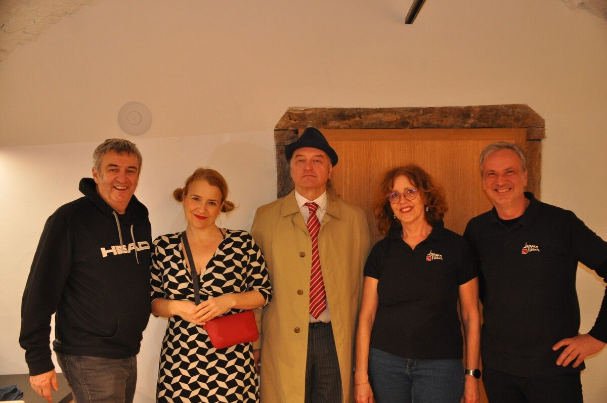 Michael Tinkhauser, Ildiko Frank, Andreas Kosek, Ulrike Schallert und Markus Heimgartner. HAB
