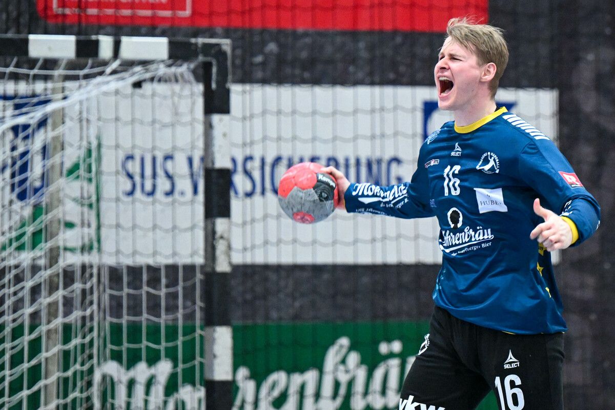 Mit 21 Paraden und einer Abwehrquote von 42 Prozent hatte Goalie Ralf-Patrick Häusle großen Anteil am Viertelfinaleinzug.GEPA