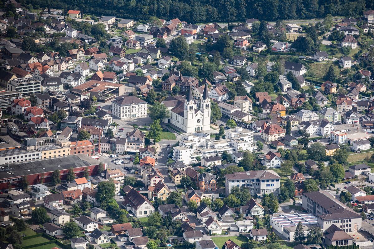 Mit neuem Straßenkonzept mehr Lebensqualität in Götzis.VN/Sams