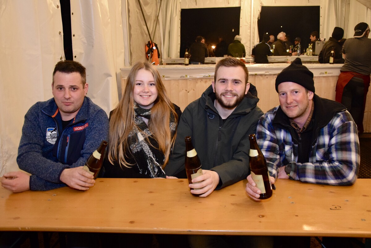 Patrick Bachmann, Nynke Haverkamp, Sven Huisman und Sebastian Leitner. SCO