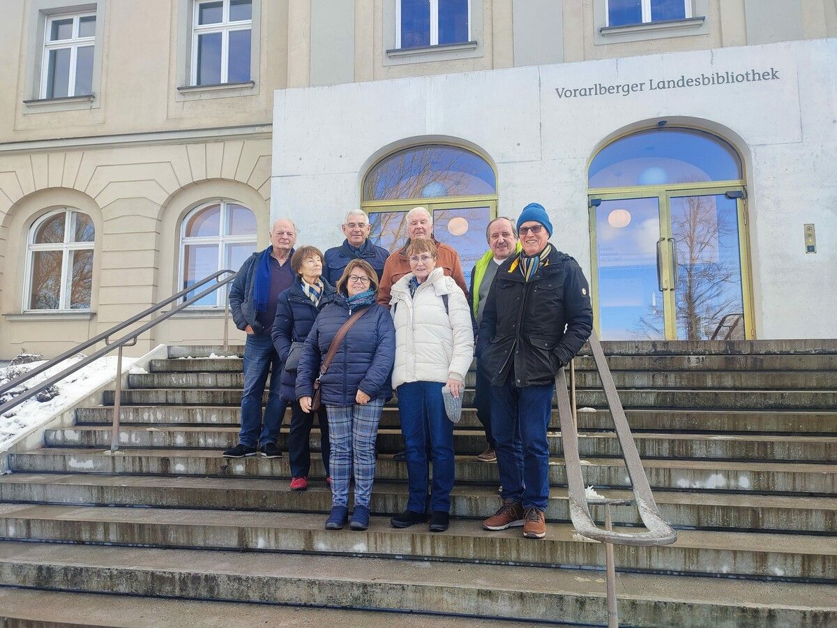 Seniorenring besuchte die Vorarlberger Landesbibliothek.Seniorenring Bregenz
