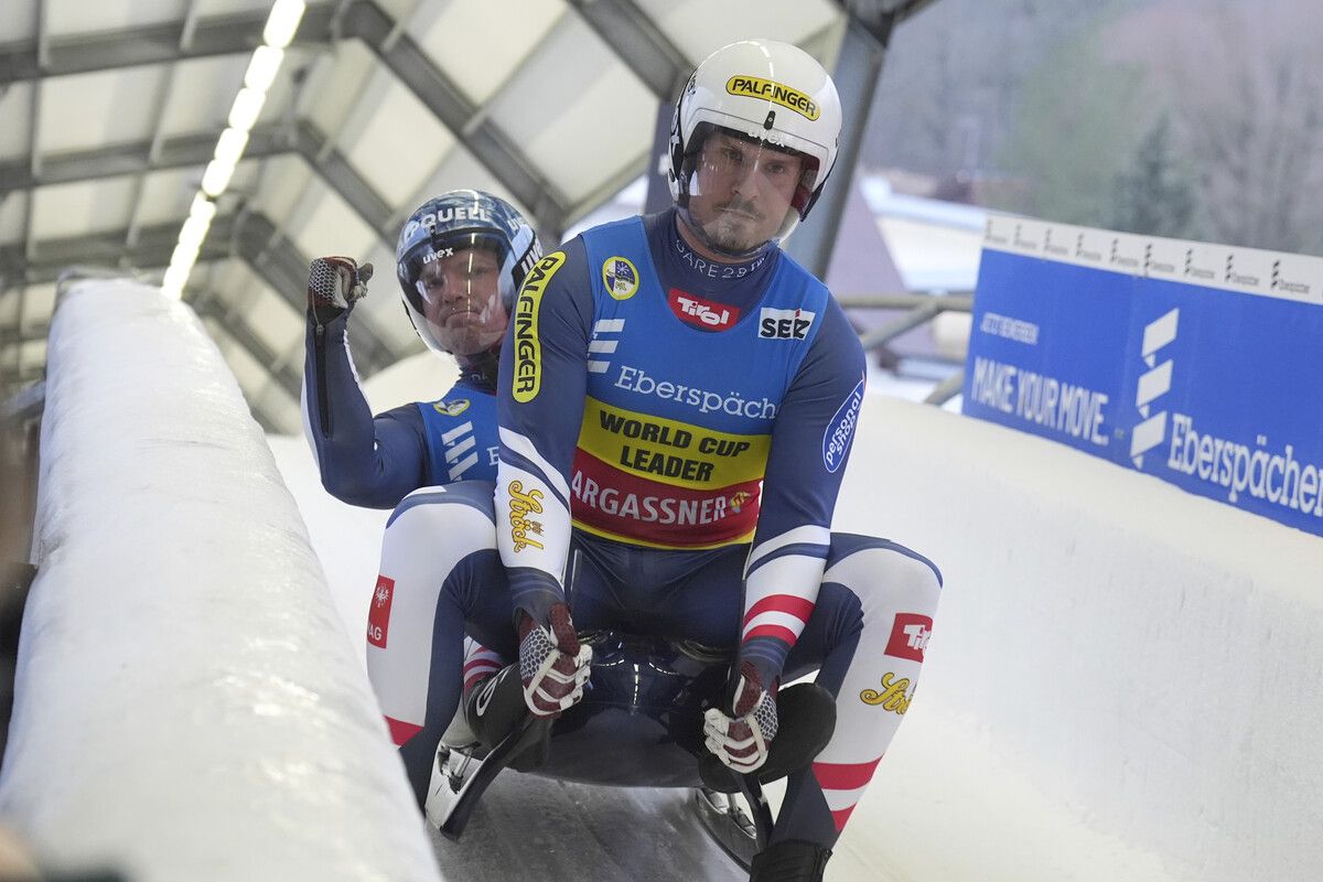 Steu/Kindl wahrten die Chance auf den Gewinn von zwei Kristallkugeln.FIL