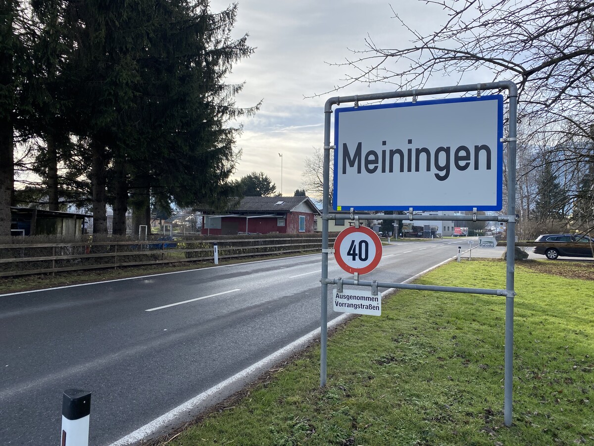 Tempo 40 gilt in Meiningen, obwohl es Tempo 30 sein sollte. VN/RAUCH