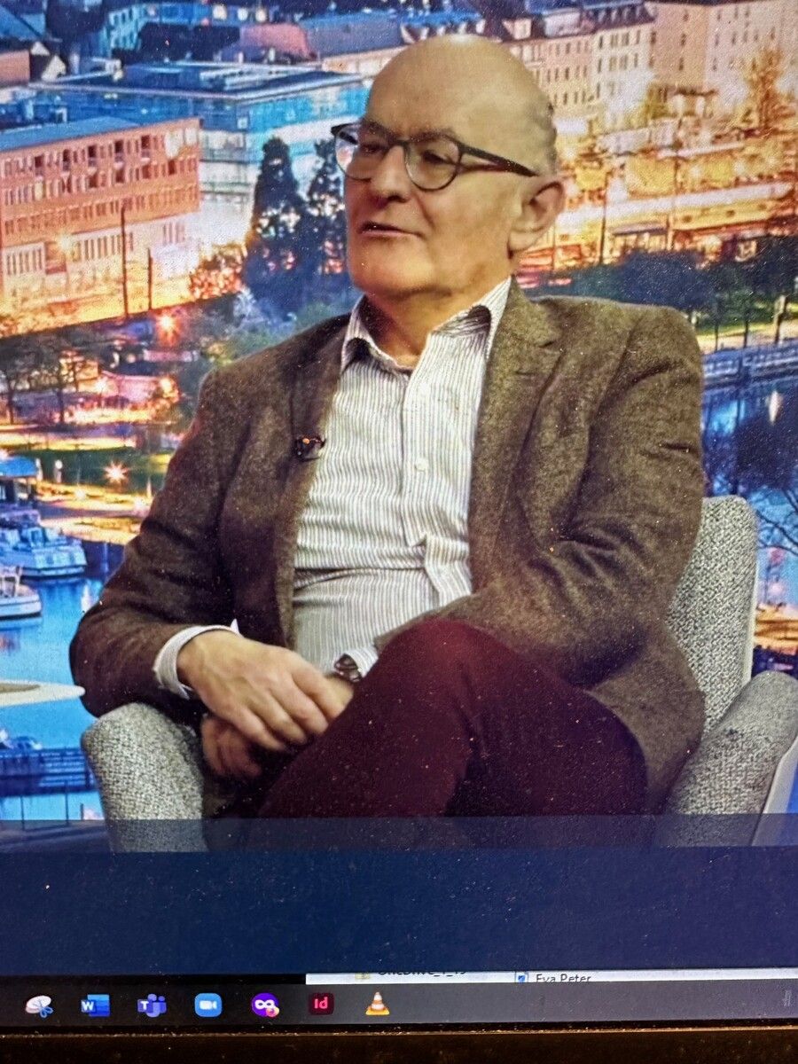 Verfassungsjurist Peter Bußjäger im Vorarlberg LIVE-Studio. VN