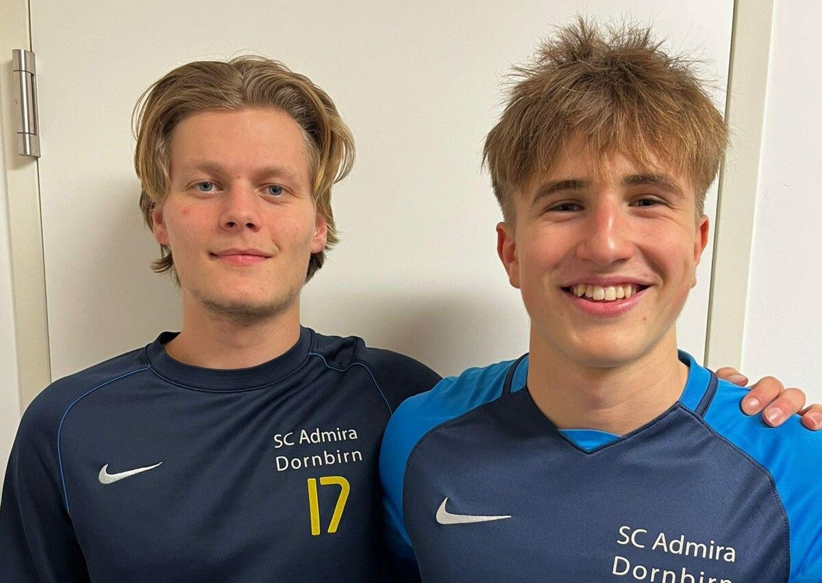 Winterneuzugänge der Admira: Samuel Jörg und Luca Brenner.mima