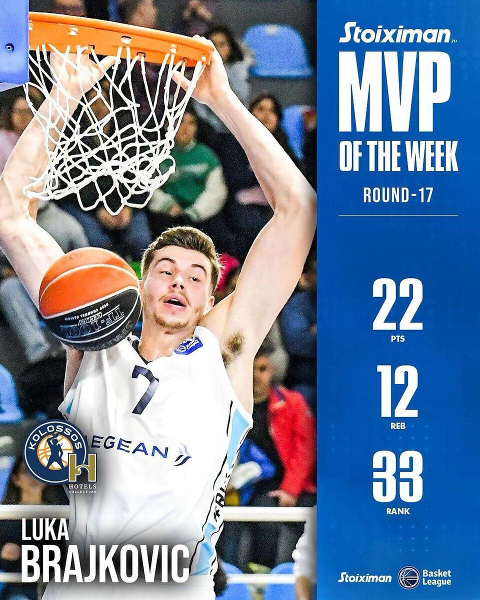Zum zweiten Mal nach Runde vier wurde Luka Brajkovic als MVP geehrt.VN