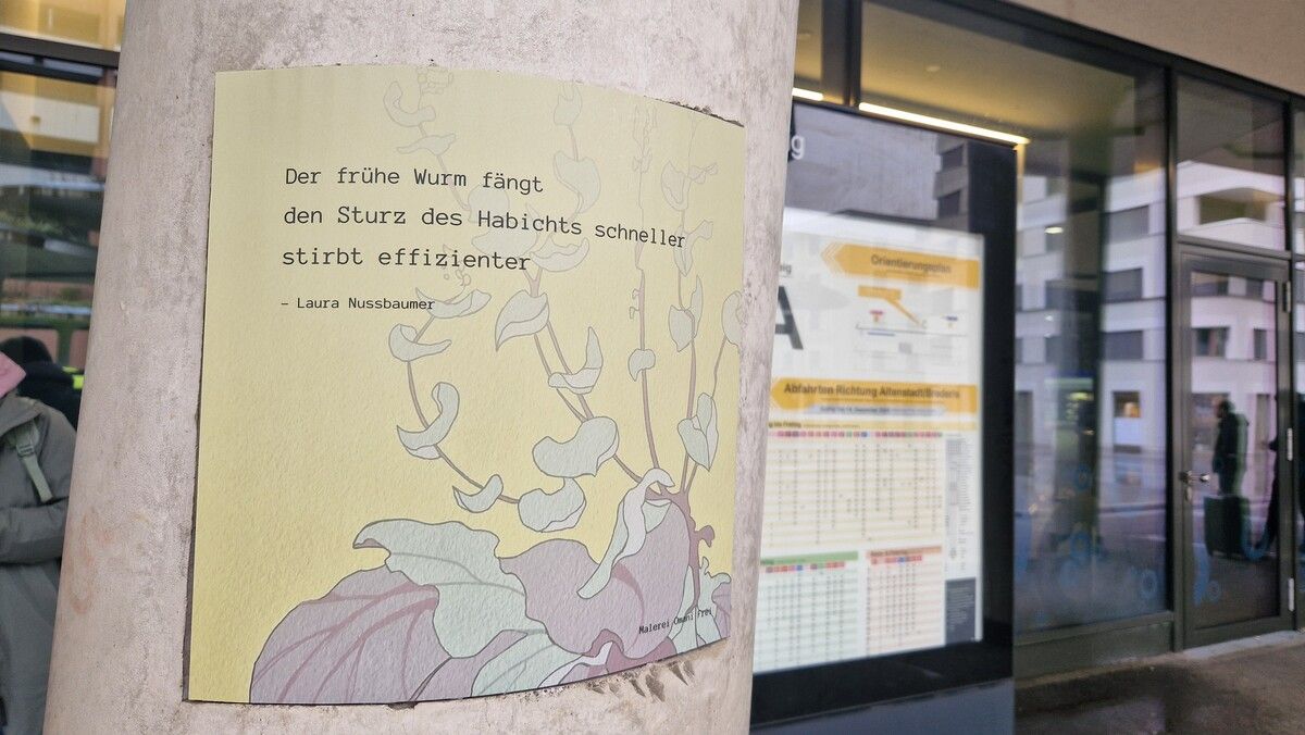 Am 21. März, dem UNESCO-Welttag der Poesie, wird der Literaturbahnhof Feldkirch mit 15 Haikus eröffnet. erika kronabitter