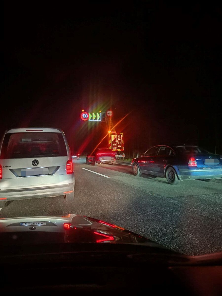 Am Wochenende fanden im ganzen Land Schwerpunktkontrollen statt, unter anderem auch auf der Rheintalautobahn. Screenshot telegram