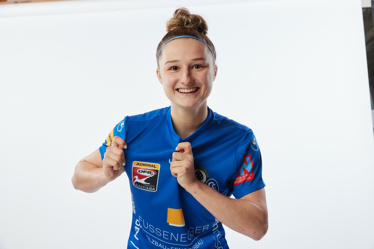 Carina Brunold feiert im Heimspiel gegen Sturm Graz ihr Debüt in der Frauen-Bundesliga.Mathias Leicht