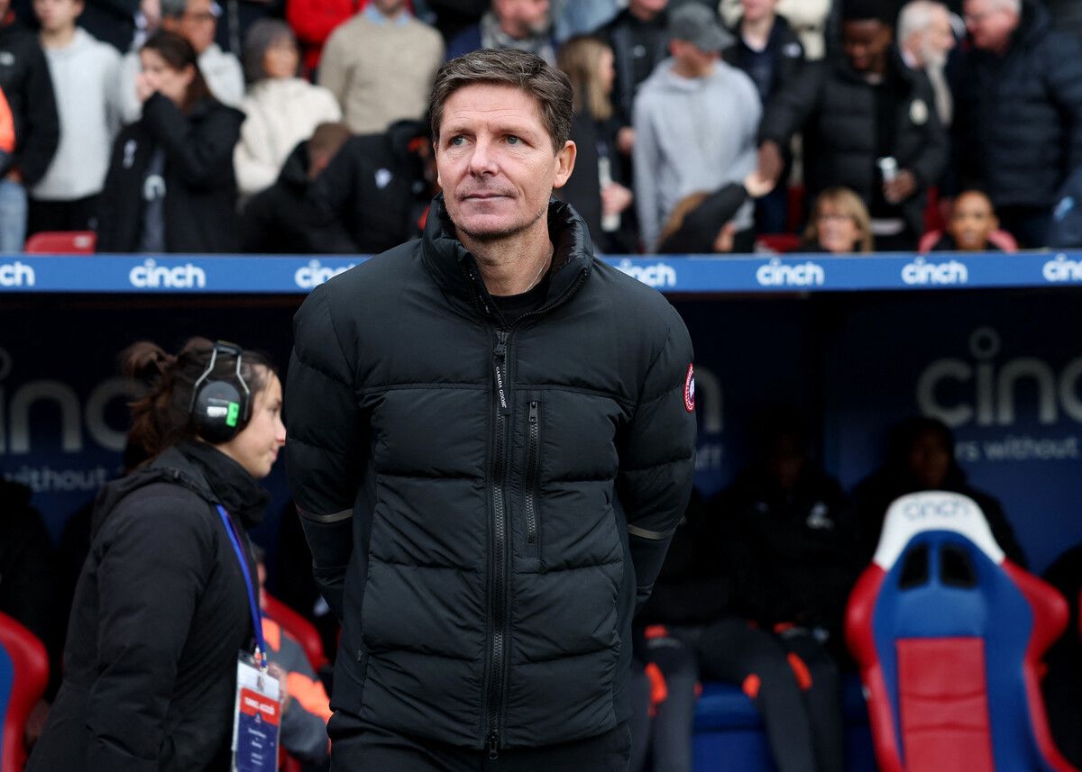 Coach Oliver Glasner traut Crystal Palace mehr als nur den Ligaverbleib zu.ap