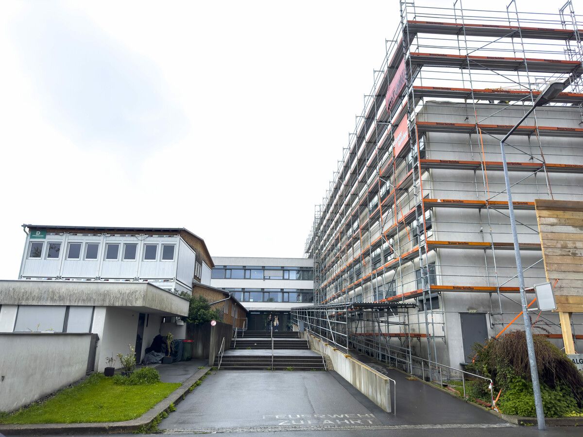 Das Bundesrealgymnasium Dornbirn Schoren eröffnet heuer fünf erste Klassen. VN/Paulitsch