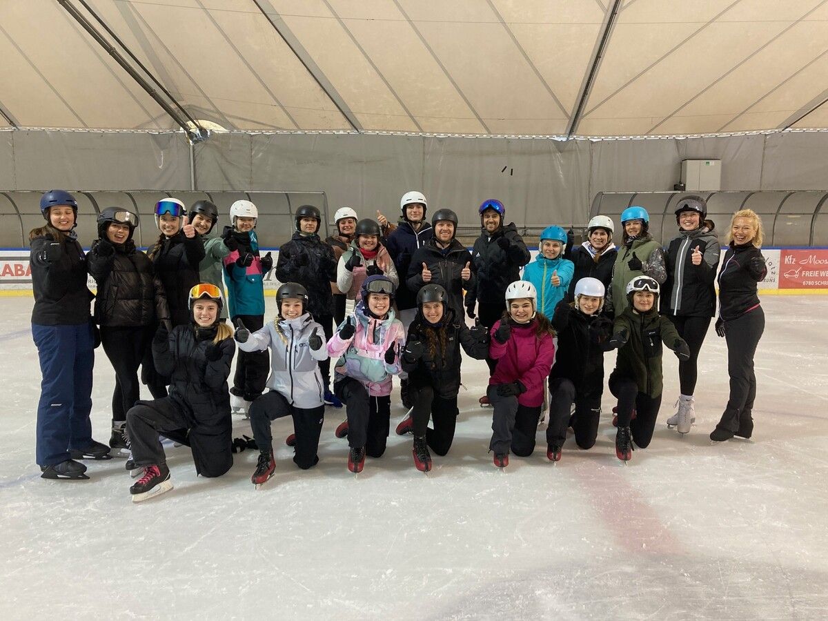 Das Eislaufen und die damit einhergehenden Prüfungen trieben so manchem die Schweißtropfen ins Gesicht. STL