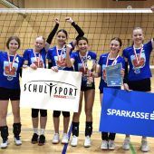 Sechster Streich der SMS Satteins in Volleyball-Schülerliga