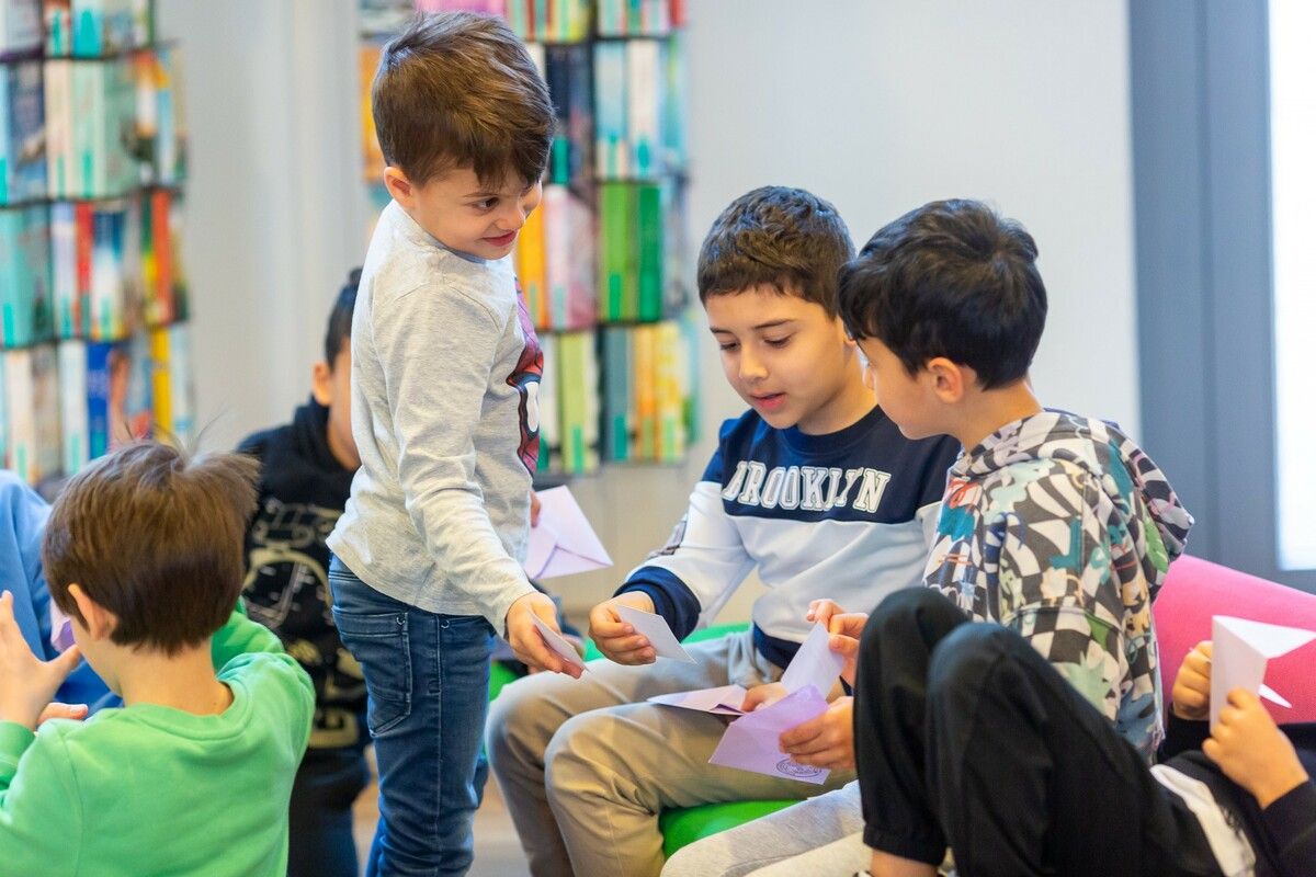 Das #tinyliteraturhaus kam kürzlich in die Hohenemser Bücherei.Stadt