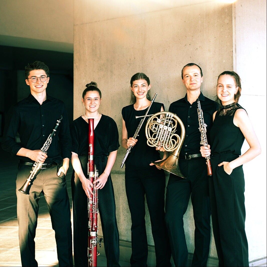 Das V-Töne Holzbläserquintett eröffnet heute den Konzertreigen in der Villa Grünau. V-Töne