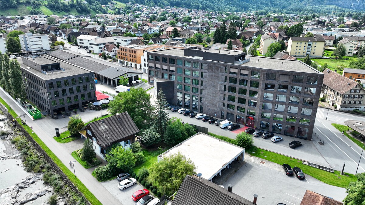 Der Campus V in Dornbirn beheimatet mittlerweile rund 70 Unternehmen und Institutionen. prisma