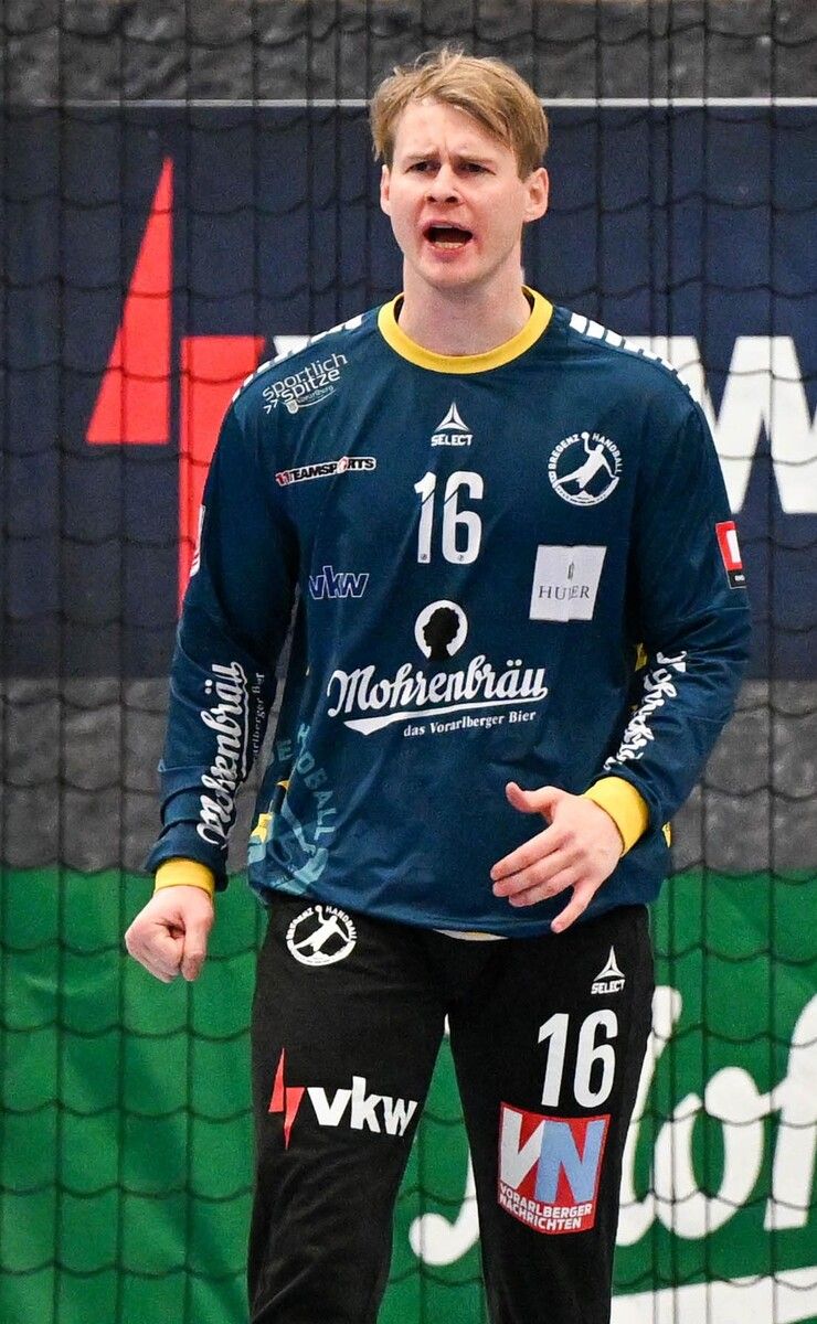 Der Einsatz von Bregenz-Goalie Ralf-Patrick Häusle ist weiter fraglich.GEPA
