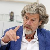 Emotionaler Moment für Messner