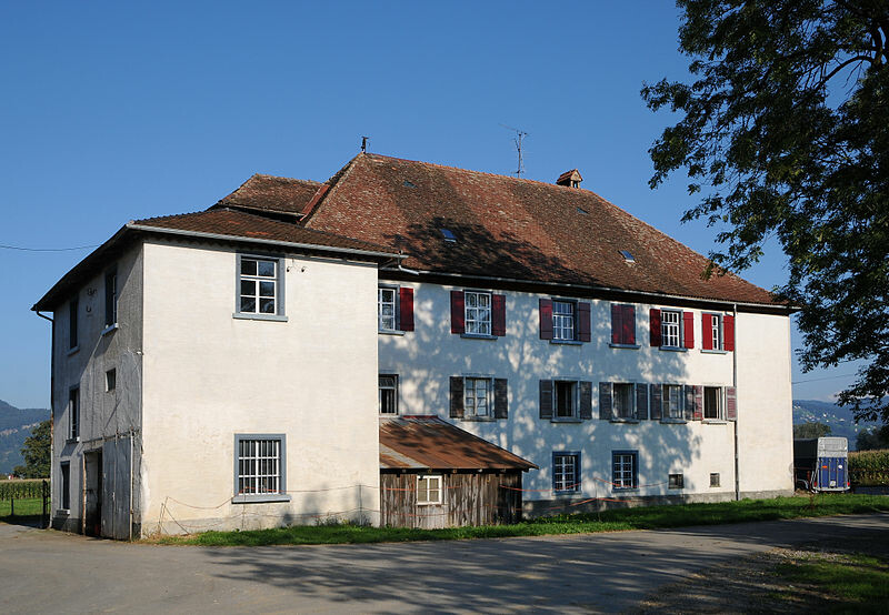 Der Gutshof Lerchenau, ehem. Bad Lerchenau an der Lerchenauerstraße 80. Böhringer
