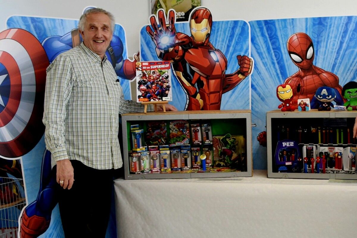 Der Lochauer Sammelprofi Kurt Prenner-Platzgummer präsentiert in einer Ausstellung die verschiedenen Marvel-Helden. BMS