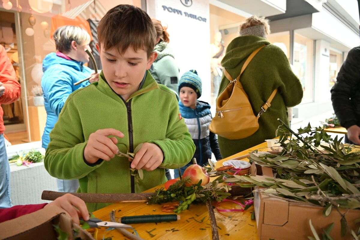 Der Ostermarkt in Bludenz bietet kreative Dekoideen und regionale Köstlichkeiten. Stadtmarketing Bludenz (3)