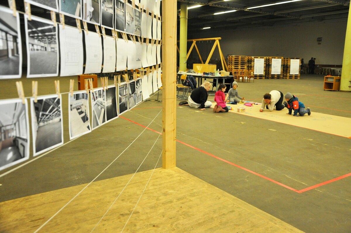 Die alten Industriehallen der CampusVäre wurden zur Spielwiese für kreative Kinder.