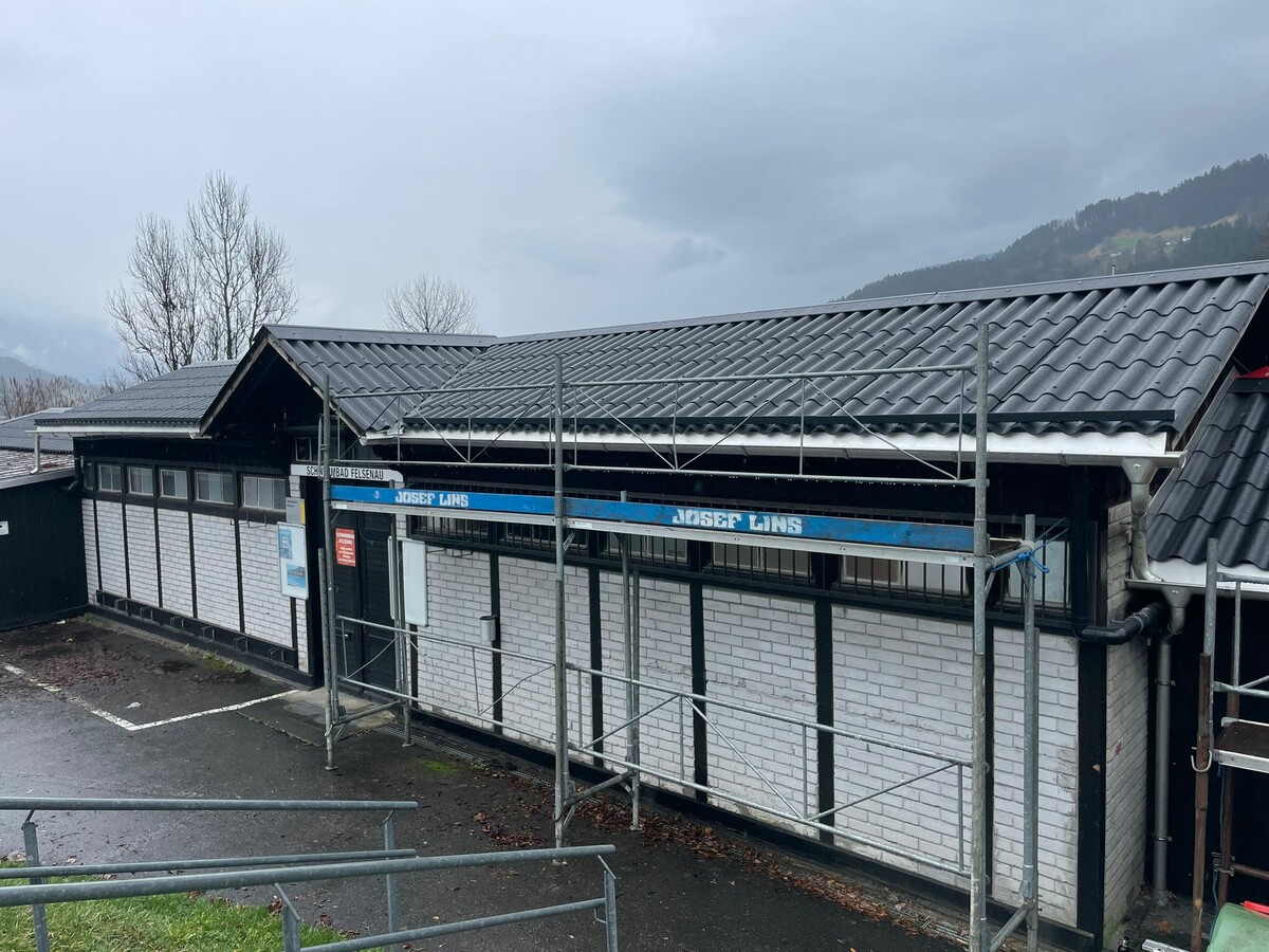 Die Arbeiten am Dach konnten nach nicht einmal zwei Wochen bereits abgeschlossen werden.