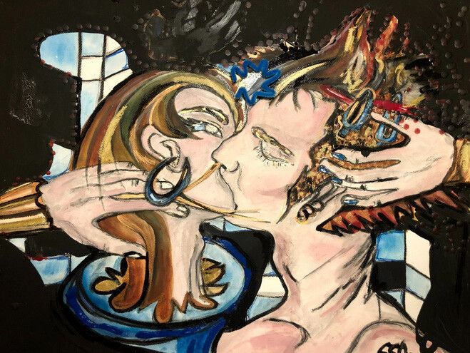 Die Ausstellung ist in manchen Aspekten gesellschaftskritisch. 