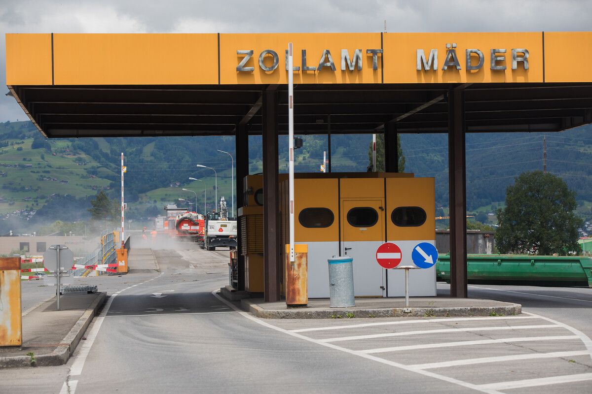 Die Deutsche hätte die Grenze bei Mäder nicht passieren dürfen.vn