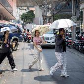 Hitzewelle in Thailand