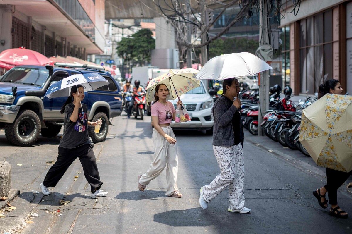 Die gefühlte Temperatur in Thailand könnte bald 50 Grad übersteigen. AFP