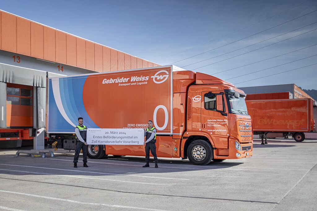 Die österreichische Zollverwaltung hat mit dem ersten Lkw die digitale Zollabwicklung im Korridorverkehr gestartet. zoll
