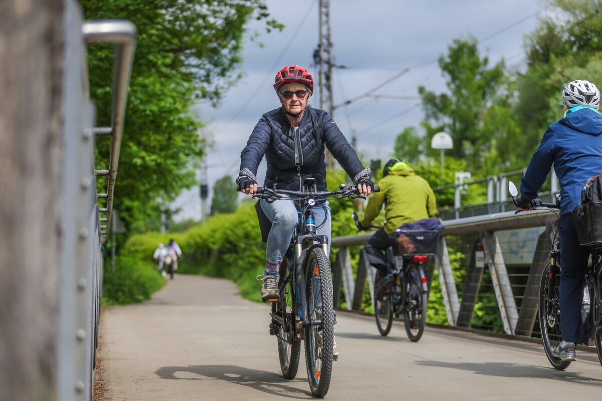 Die Schweiz beteiligt sich mit einem Millionenbetrag am Ausbau des Radwegnetzes auch auf der Vorarlberger Seite des Rheintals.VN/SteureR