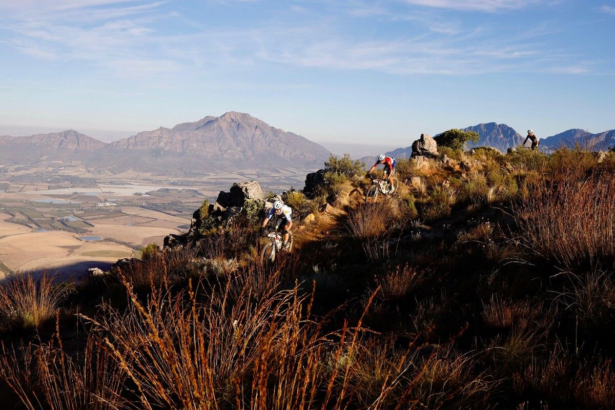 Dir Strecke des Cape Epic führt durch die Weinanbaugebiete Südafrikas.Cape Epic