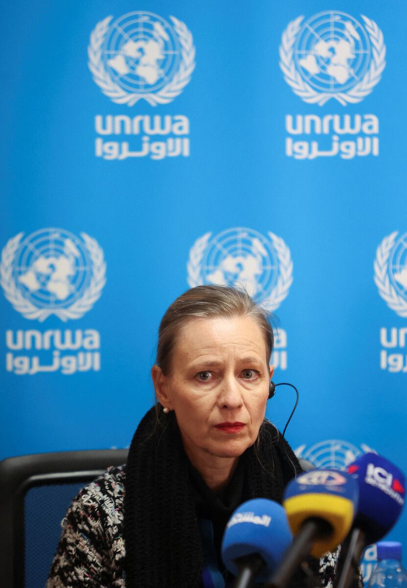 Dorothee Klaus ist Leiterin der UNRWA im Libanon.REUTERS