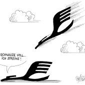 Deutscher Kranich – am Boden!