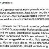 Zoff wegen anonymem Brief in Hörbranz