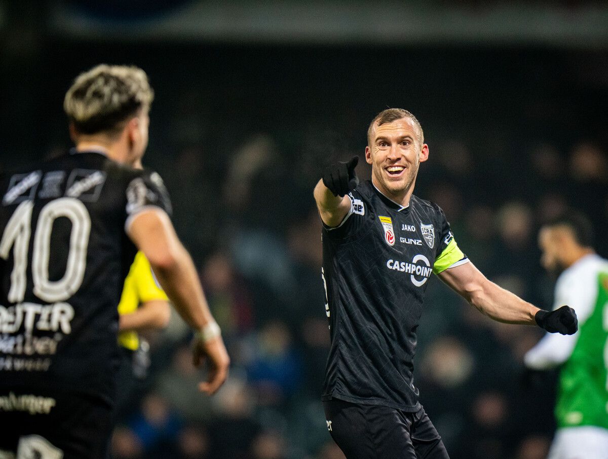 Für SCRA-Kapitän Lukas Jäger ist das Auftaktspiel seine 193. Partie in der österreichischen Bundesliga. Allein 128 davon im Altacher Dress.gepa