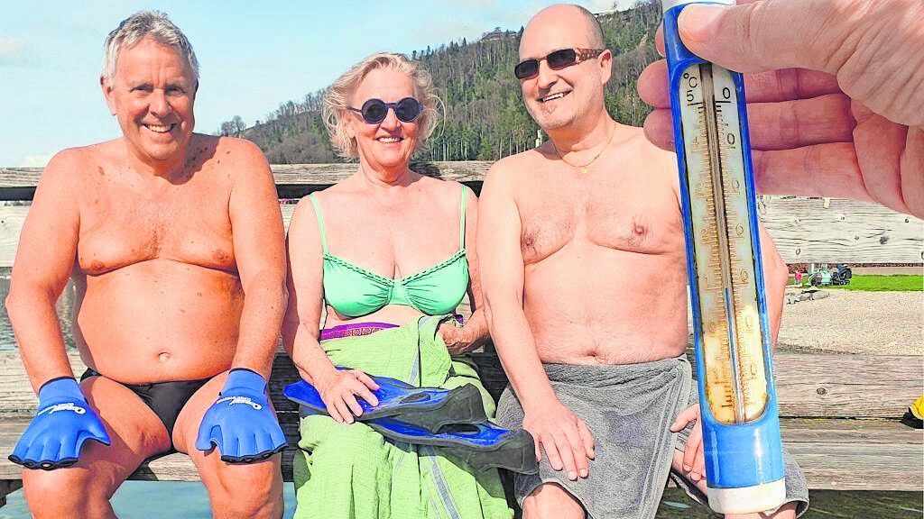 Gut gerüstet: Ludwig Weh (l.) mit seiner Frau Evi und Andreas aus Deutschland. MEC (3)