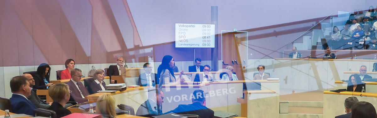 In der Aktuellen Stunde zur Hypo Vorarlberg wurde es teilweise emotional. Die SPÖ machte die Hypo-Signa-Kredite zum Thema. VN/Steurer (alle)