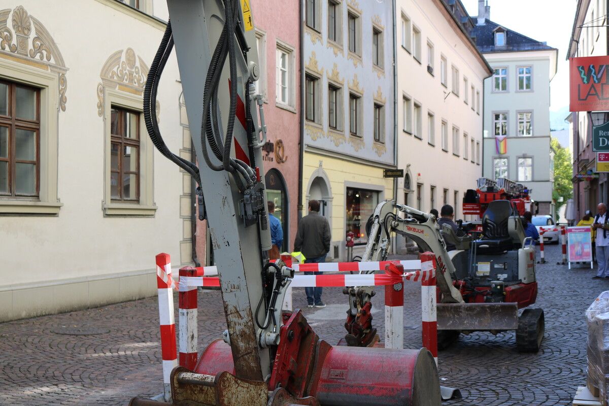 In der Schlossergasse in der Feldkircher Innenstadt beginnen am Dienstag, 2. April, die Bauarbeiten.stadt fk