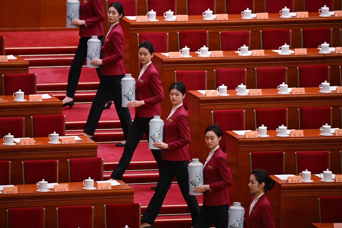 In Peking findet derzeit der Nationale Volkskongress der kommunistischen Partei Chinas statt. AFP