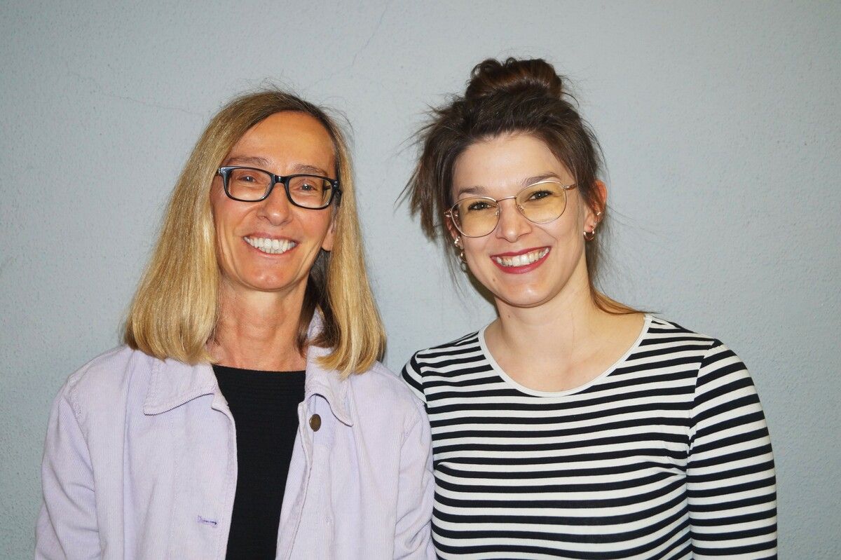 Ingrid Fürhapter vom F.-M.-Felder-Archiv und Sarah Gugele von Landesarchiv fanden die Lesung sehr spannend.