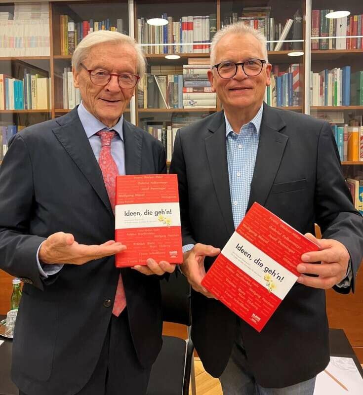 Initiatoren und Herausgeber Wolfgang Schüssel und Gottfried Kneifel. IWS/Kwizda