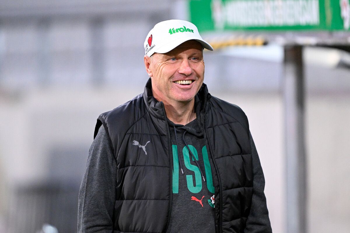 INNSBRUCK,AUSTRIA,04.NOV.23 - SOCCER - ADMIRAL Bundesliga, WSG Tirol vs Red Bull Salzburg. Image shows head coach Thomas Silberberger (Wattens). Photo: GEPA pictures/ Daniel Schoenherr