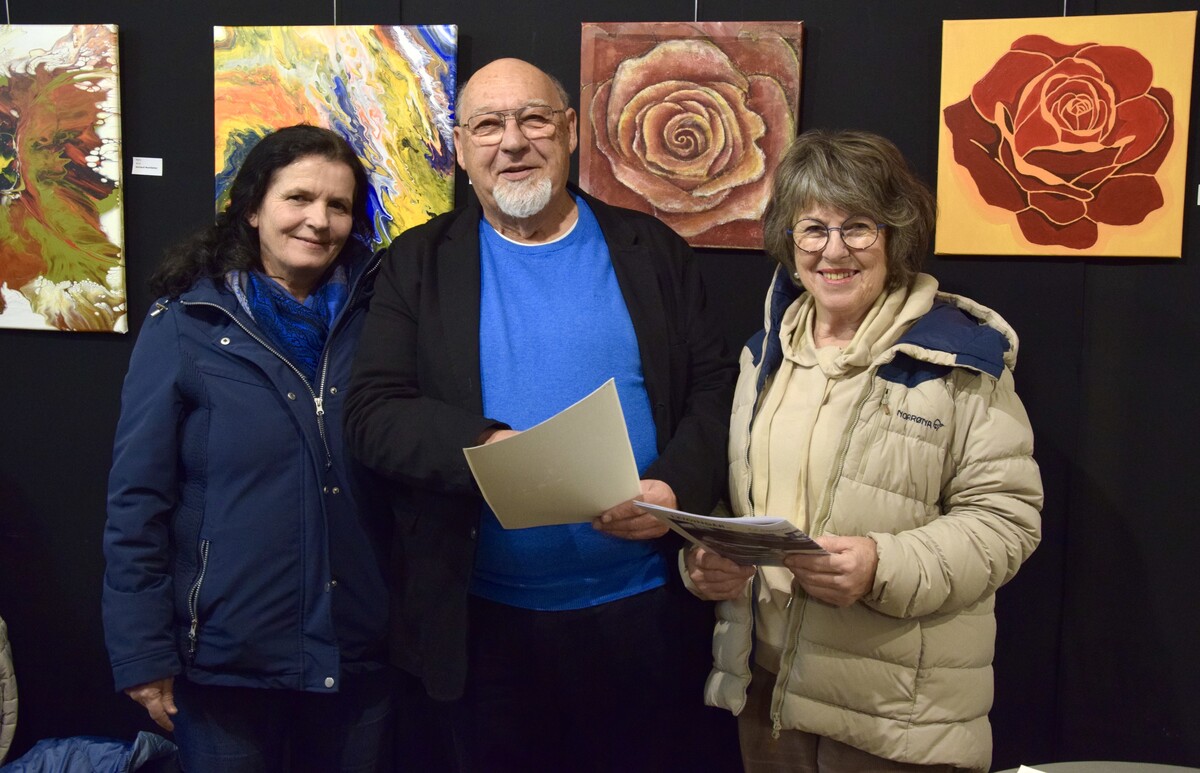 Katharina Gunz (l.), Gerhard Montibeller und Christine Heel.